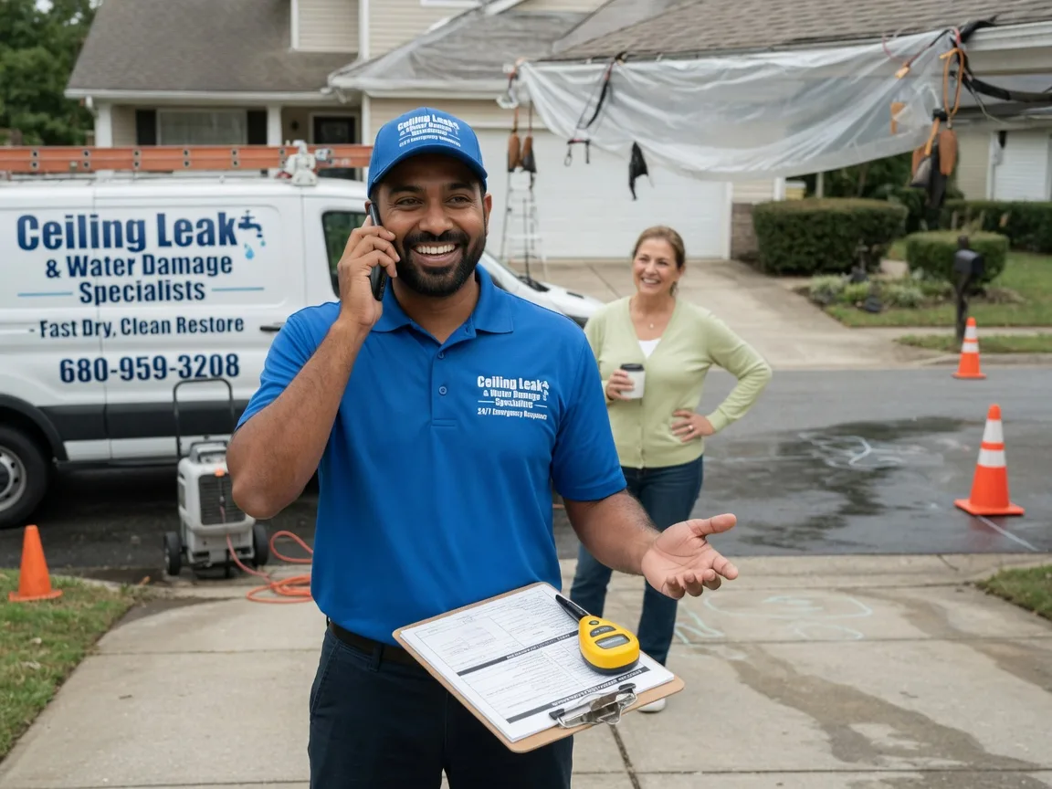 Ceiling Leak Cleanup North Salem, IN FAQs